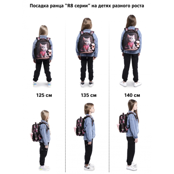 Школьный комплект рюкзак и сумка для девочек 1-4 классов