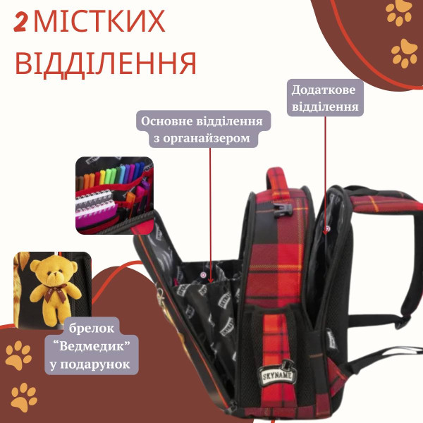 Школьный рюкзак для девочек 1-4 классов