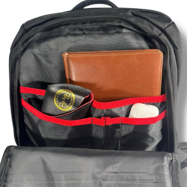 Многофункциональный рюкзак с USB-портом, черный, с карманом для ноутбука Многофункциональный рюкзак с USB-портом, черный, с карманом для ноутбука