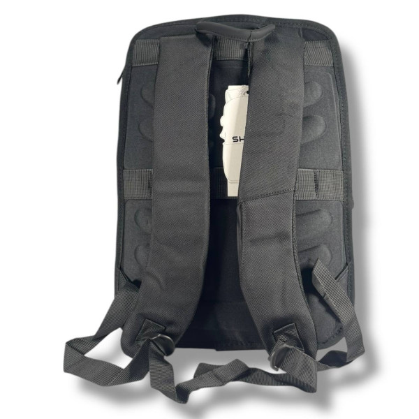 Многофункциональный рюкзак с USB-портом, черный, с карманом для ноутбука Многофункциональный рюкзак с USB-портом, черный, с карманом для ноутбука