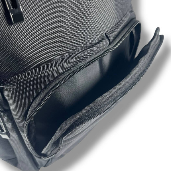 Многофункциональный рюкзак с USB-портом, черный, с карманом для ноутбука Многофункциональный рюкзак с USB-портом, черный, с карманом для ноутбука