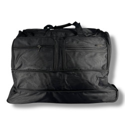 Вместительная дорожная сумка на колесах, 110 л, черная Вместительная дорожная сумка на колесах, 110 л, черная