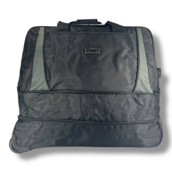 Вместительная и стильная дорожная сумка на колесах, 90 л, черная Вместительная и стильная дорожная сумка на колесах, 90 л, черная