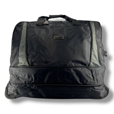 Большая дорожная сумка на колесах, 140 л, черная