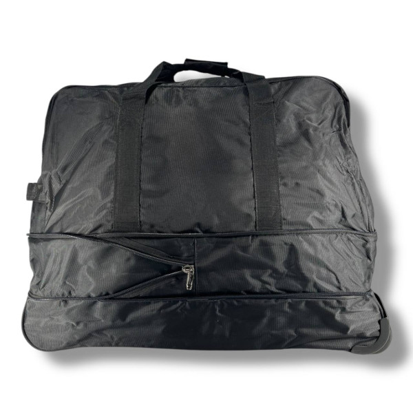 Большая дорожная сумка на колесах, 140 л, черная Большая дорожная сумка на колесах, 140 л, черная
