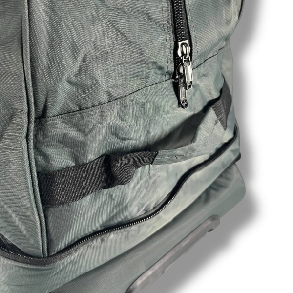 Велика дорожня сумка на колесах, 140 л, сіра