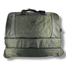 Большая дорожная сумка на колесах, 140 л, зеленая