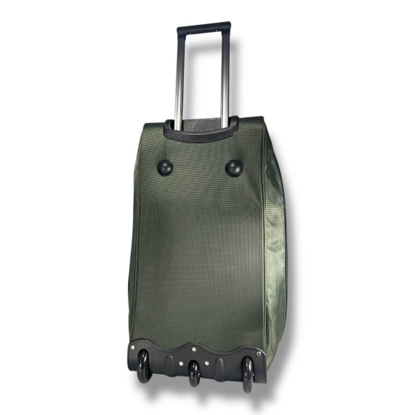 Дорожная сумка на колесах, 130 л, зеленая