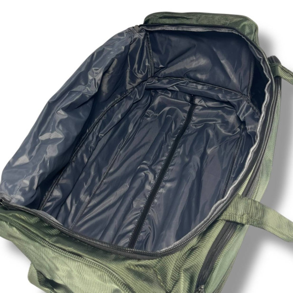 Дорожная сумка на колесах, 130 л, зеленая