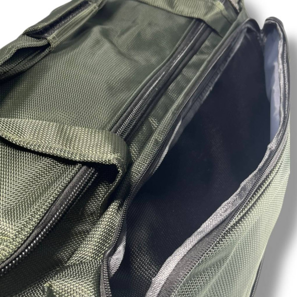 Дорожная сумка на колесах, 130 л, зеленая