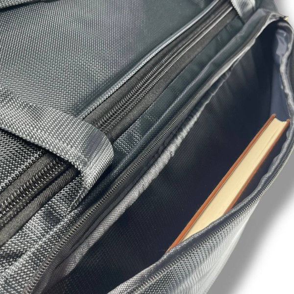 Дорожная сумка на колесах, 130 л, серая