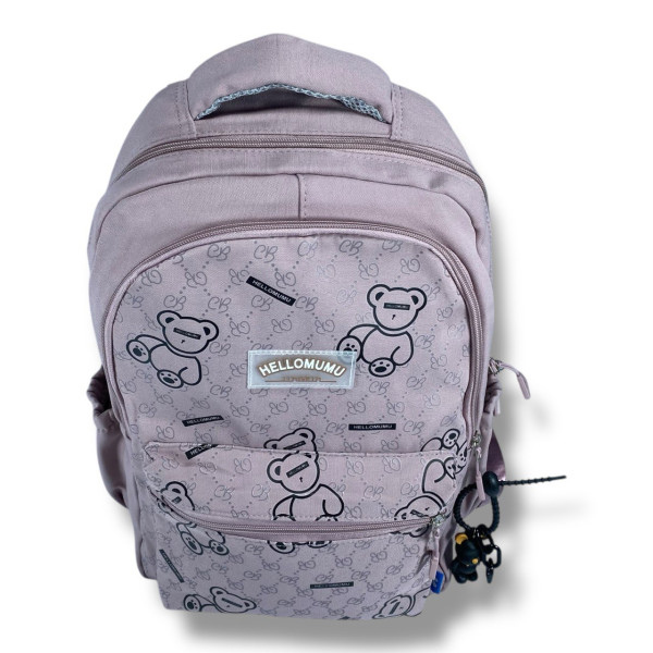 Водоотталкивающий школьный рюкзак для старшеклассниц розового цвета. Водоотталкивающий школьный рюкзак для старшеклассниц розового цвета.