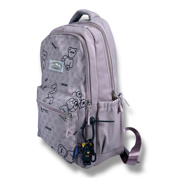 Водоотталкивающий школьный рюкзак для старшеклассниц розового цвета. Водоотталкивающий школьный рюкзак для старшеклассниц розового цвета.