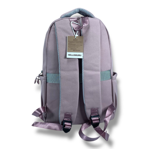 Водоотталкивающий школьный рюкзак для старшеклассниц розового цвета. Водоотталкивающий школьный рюкзак для старшеклассниц розового цвета.