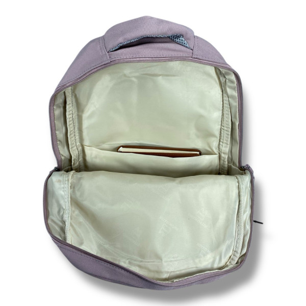 Водоотталкивающий школьный рюкзак для старшеклассниц розового цвета. Водоотталкивающий школьный рюкзак для старшеклассниц розового цвета.