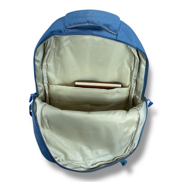 Водоотталкивающий школьный рюкзак для старшеклассниц голубого цвета Водоотталкивающий школьный рюкзак для старшеклассниц голубого цвета