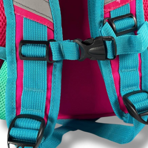 Каркасный школьный рюкзак для девочек 6-9 лет, розовый, вместительный и легкий, принт Балерина Каркасный школьный рюкзак для девочек 6-9 лет, розовый, вместительный и легкий, принт Балерина