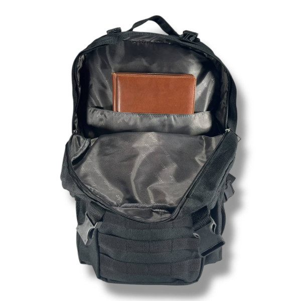 Універсальний рюкзак для міста та подорожей, 38 л, чорний