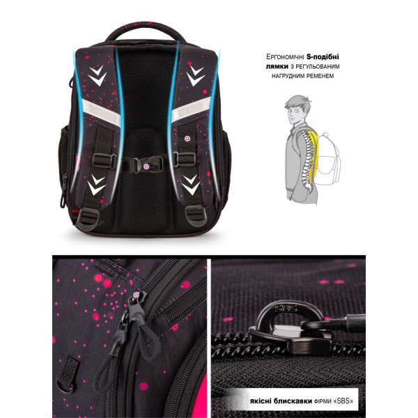 Школьный набор 6 в 1, рюкзак и аксессуары Winner с котиком для девочек, брелок в комплекте Школьный набор 6 в 1, рюкзак и аксессуары Winner с котиком для девочек, брелок в комплекте