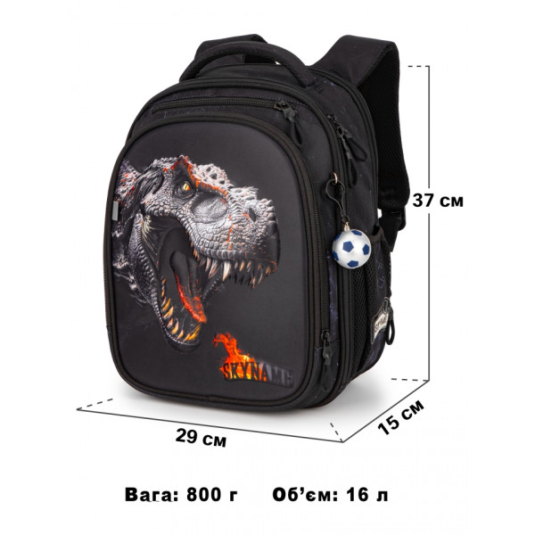 Школьный набор 6 в 1, рюкзак и аксессуары Winner с динозавром для мальчиков Школьный набор 6 в 1, рюкзак и аксессуары Winner с динозавром для мальчиков