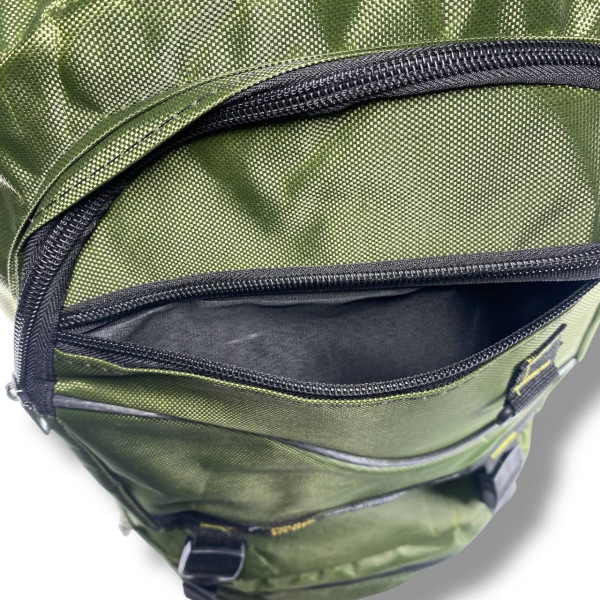 Тактический прочный водоотталкивающий рюкзак с регулируемыми лямками и внешними карманами 36×54×17 см Тактический прочный водоотталкивающий рюкзак с регулируемыми лямками и внешними карманами 36×54×17 см