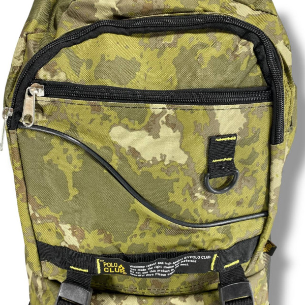 Тактический прочный водоотталкивающий рюкзак с регулируемыми лямками и внешними карманами 36×54×17 см Тактический прочный водоотталкивающий рюкзак с регулируемыми лямками и внешними карманами 36×54×17 см