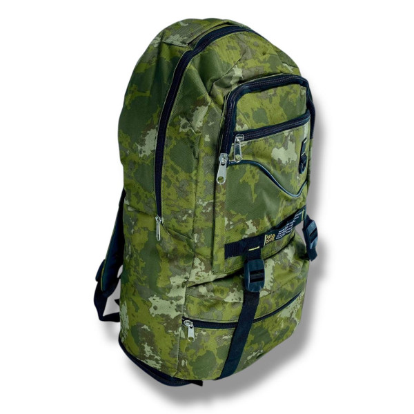 Тактический прочный водоотталкивающий рюкзак с регулируемыми лямками и внешними карманами 36×54×17 см Тактический прочный водоотталкивающий рюкзак с регулируемыми лямками и внешними карманами 36×54×17 см