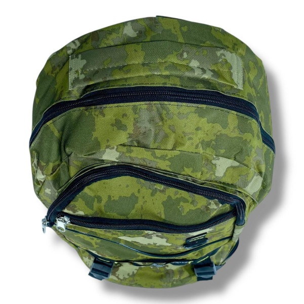 Тактический прочный водоотталкивающий рюкзак с регулируемыми лямками и внешними карманами 36×54×17 см Тактический прочный водоотталкивающий рюкзак с регулируемыми лямками и внешними карманами 36×54×17 см