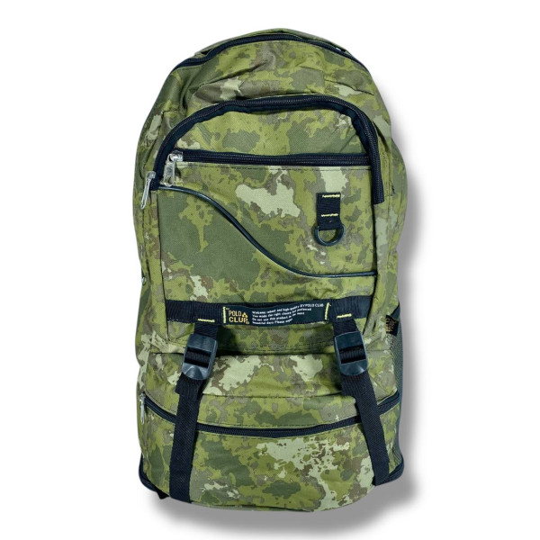 Тактический прочный водоотталкивающий рюкзак с регулируемыми лямками и внешними карманами 36×54×17 см