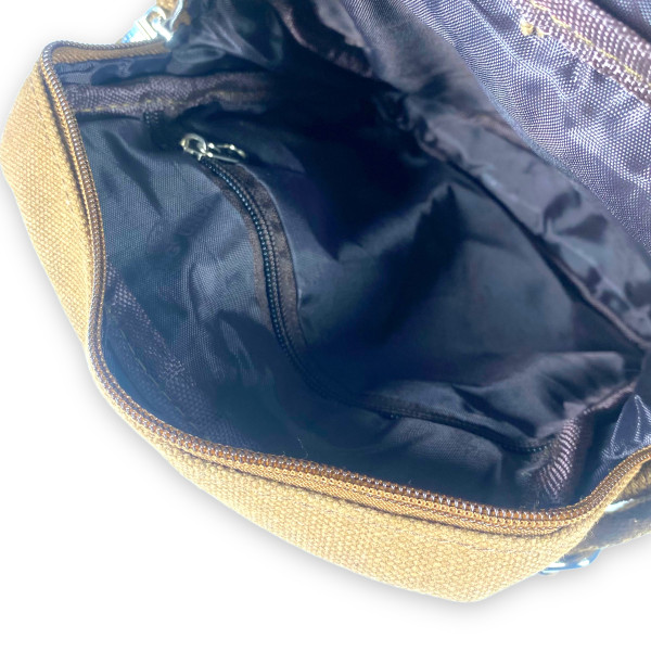 Сумка через плечо, брезентовая, 1 отдел три фронтальных кармана, карман на обороте, размер: 23*18*10 см, койот Сумка через плечо, брезентовая, 1 отдел три фронтальных кармана, карман на обороте, размер: 23*18*10 см, койот