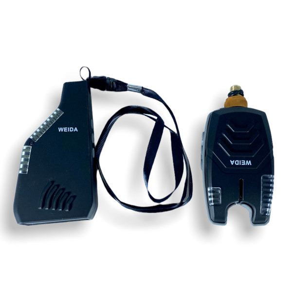 Набор сигнализаторов поклевки рыбы WEIDA, FA210-4 в кейсе. радиус действия 150 м