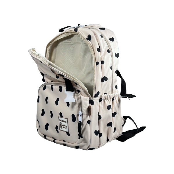 Школьный рюкзак на три отделения, 30 л, цвет белый Школьный рюкзак на три отделения, 30 л, цвет белый