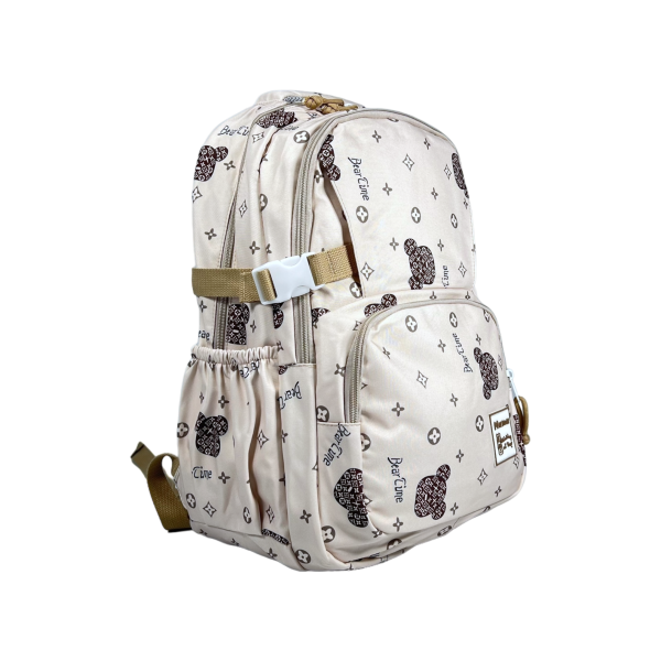 Школьный рюкзак на три отделения, 30 л, белый Школьный рюкзак на три отделения, 30 л, белый