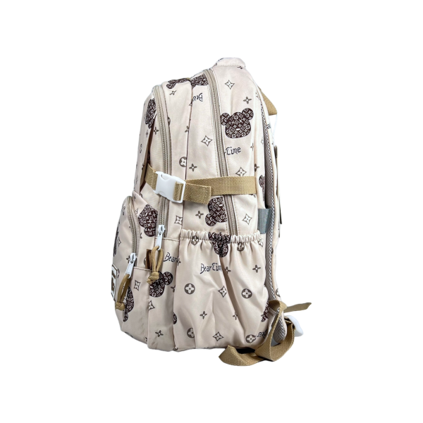 Школьный рюкзак на три отделения, 30 л, белый Школьный рюкзак на три отделения, 30 л, белый