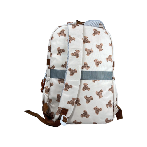 Школьный рюкзак на три отделения, цвет белый Школьный рюкзак на три отделения, цвет белый