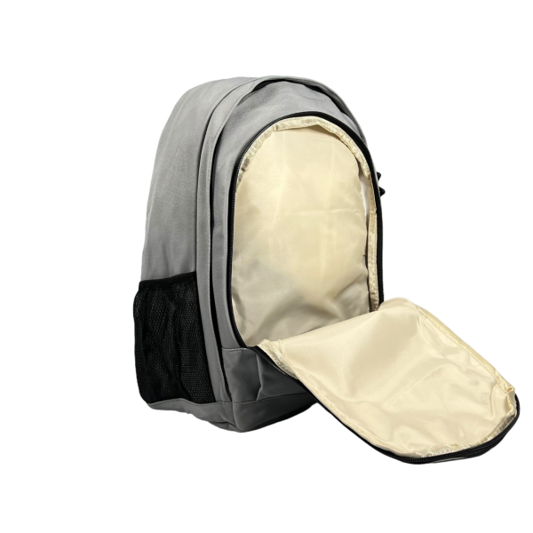 Школьный рюкзак на два отделения, девичий, цвет серый, 27 л Школьный рюкзак на два отделения, девичий, цвет серый, 27 л