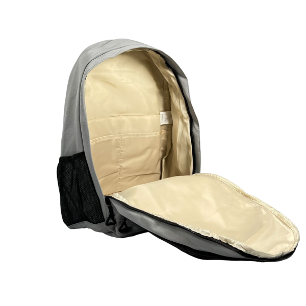 Школьный рюкзак на два отделения, девичий, цвет серый, 27 л Школьный рюкзак на два отделения, девичий, цвет серый, 27 л