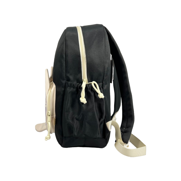 Школьный рюкзак на два отделения черный с принтом Pusheen Школьный рюкзак на два отделения черный с принтом Pusheen