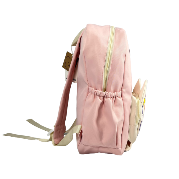 Школьный рюкзак на два отделения розовый с принтом Pusheen. Школьный рюкзак на два отделения розовый с принтом Pusheen.