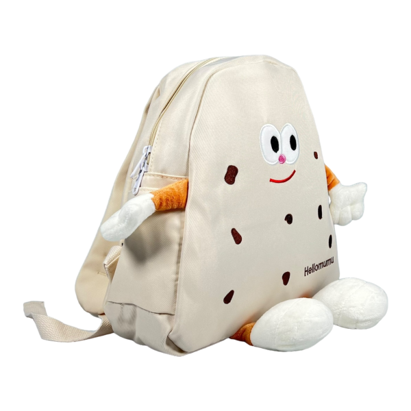 Детский рюкзак на одно отделение, бежевый Детский рюкзак на одно отделение, бежевый