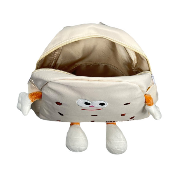 Детский рюкзак на одно отделение, бежевый Детский рюкзак на одно отделение, бежевый