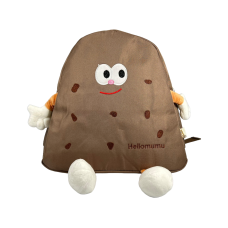 Детский рюкзак на одно отделение, коричневый