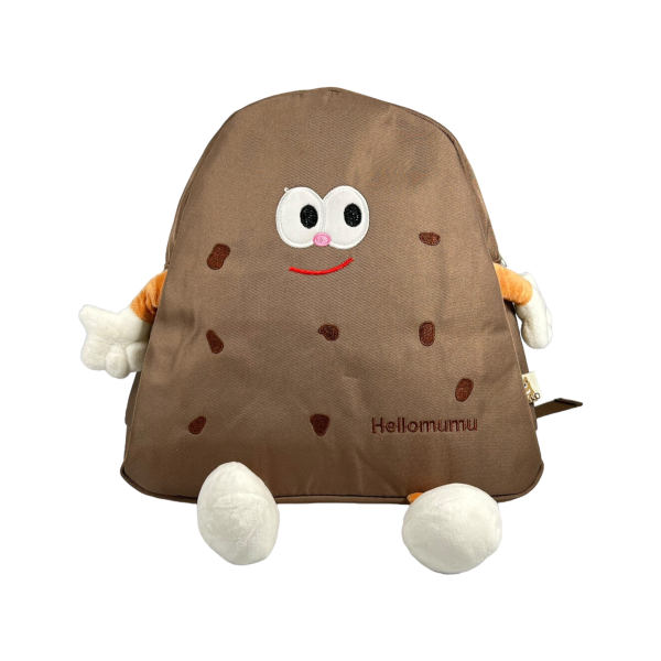 Детский рюкзак на одно отделение, коричневый