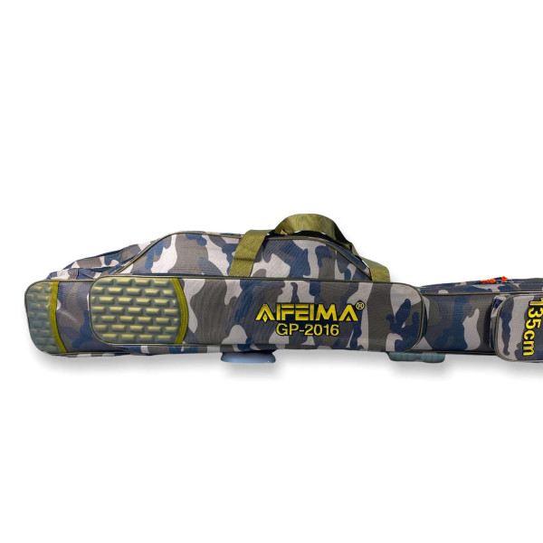 Чехол для удочек с катушками Feima GP-2106 1.35\3, три отдела, жесткий, размер: 135*30*25 см, камуфляж Чехол для удочек с катушками Feima GP-2106 1.35\3, три отдела, жесткий, размер: 135*30*25 см, камуфляж