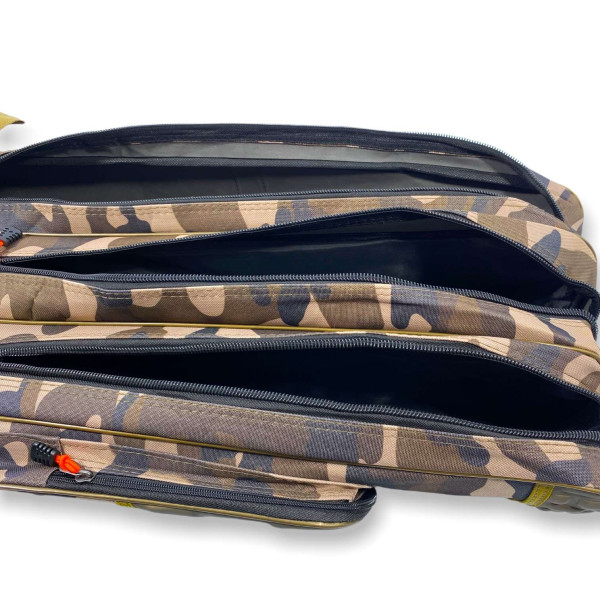 Чехол для удочек с катушками Feima GP-2106 1.35\3, три отдела, жесткий, размер: 135*30*25 см, камуфляж Чехол для удочек с катушками Feima GP-2106 1.35\3, три отдела, жесткий, размер: 135*30*25 см, камуфляж