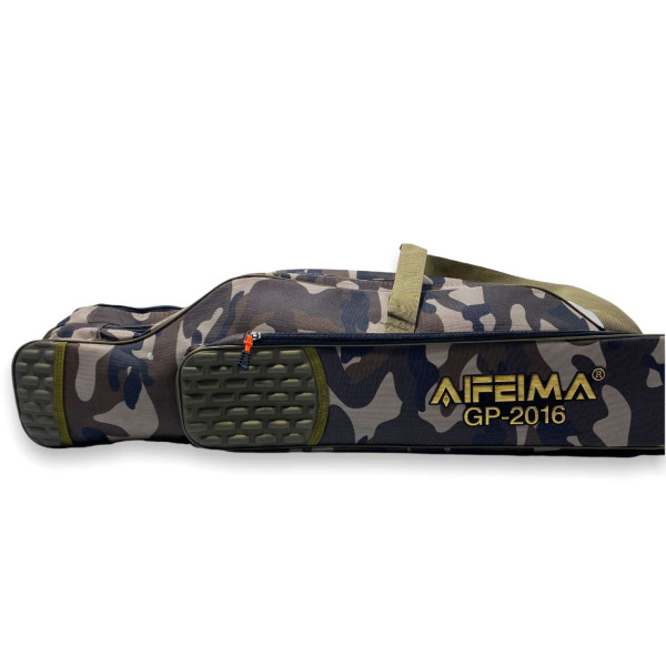Чехол для удочек с катушками Feima GP-2106 1.60\3, три отдела, жесткий, размер: 160*30*25 см, камуфляж Чехол для удочек с катушками Feima GP-2106 1.60\3, три отдела, жесткий, размер: 160*30*25 см, камуфляж