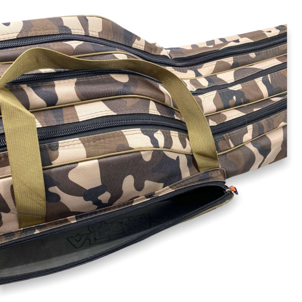 Чехол для удочек с катушками Feima GP-2106 1.60\3, три отдела, жесткий, размер: 160*30*25 см, камуфляж Чехол для удочек с катушками Feima GP-2106 1.60\3, три отдела, жесткий, размер: 160*30*25 см, камуфляж