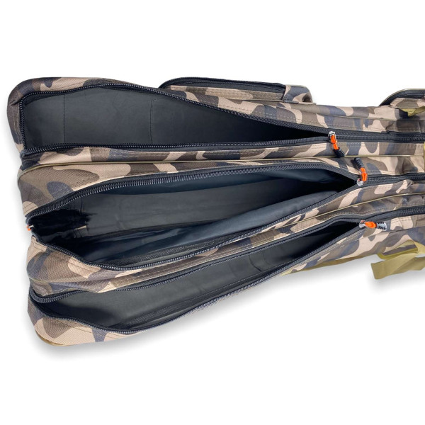 Чехол для удочек с катушками Feima GP-2106 1.60\3, три отдела, жесткий, размер: 160*30*25 см, камуфляж Чехол для удочек с катушками Feima GP-2106 1.60\3, три отдела, жесткий, размер: 160*30*25 см, камуфляж