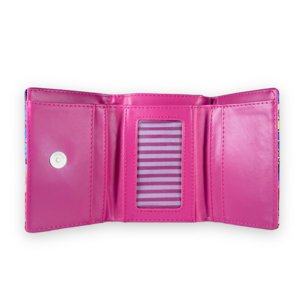 Кошелек детский, 2 отдела для купюр, 4 ячейки для карточек, размер: 12*9*2 см, принт машина