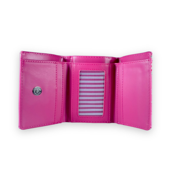 Кошелек детский, 2 отдела для купюр, 4 ячейки для карточек, размер: 12*9*2 см, принт Лол принцесса